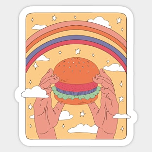 The Hamburger Sticker